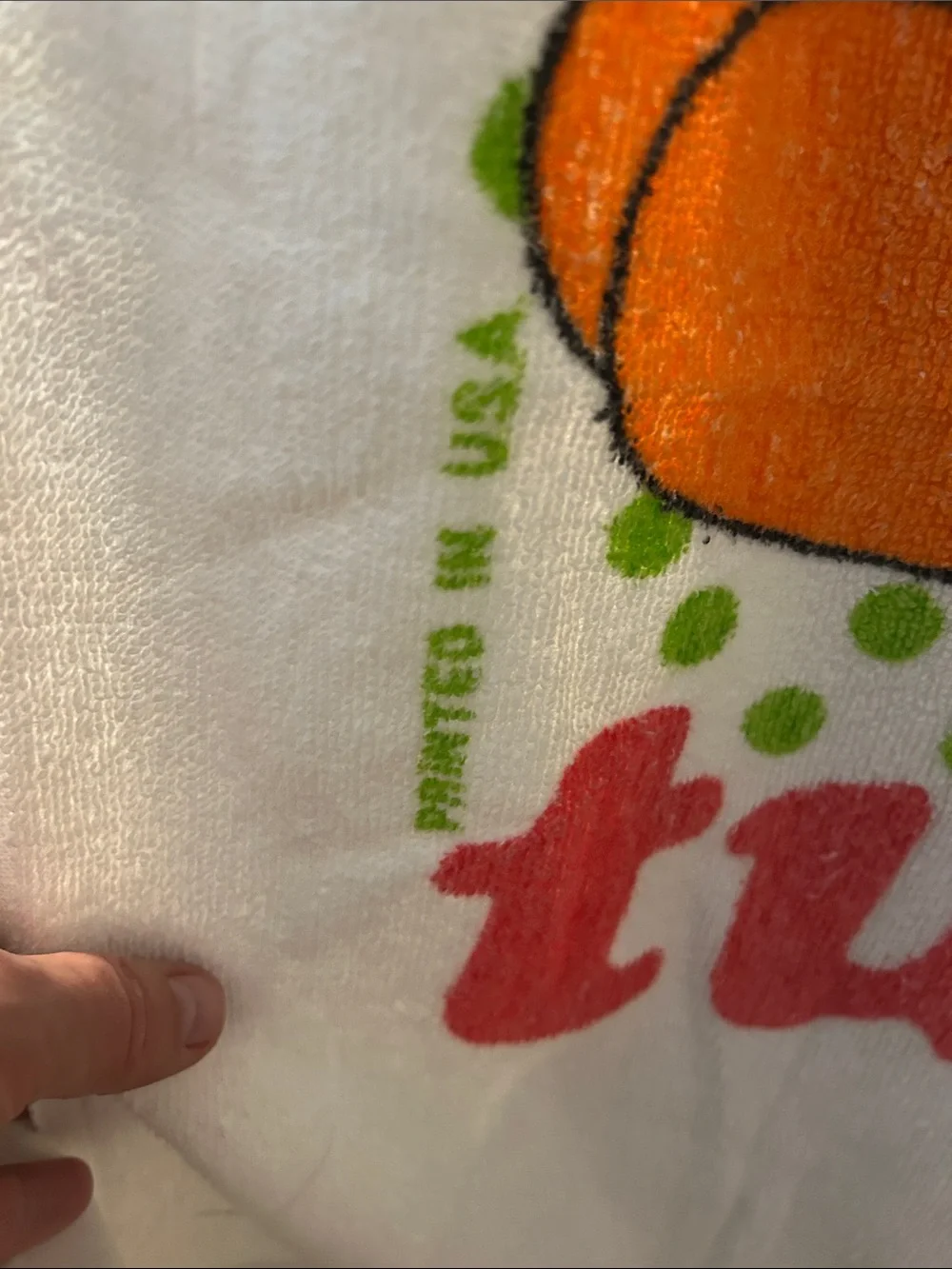 vintage 1980s Warner Bros. Looney Tunes beach towel Tweety Bird and Sylvester